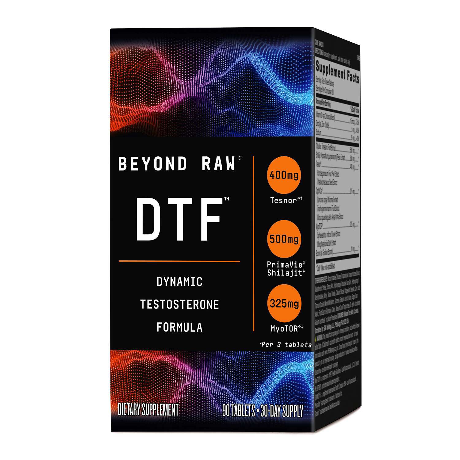 DTF Dynamic Testosterone Formula - 90 Tablets (30 Servings)  | GNC
